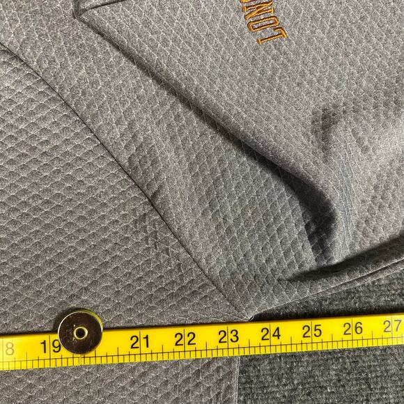 Texas Longhorns Champion 1/4 Zip Sweatshirt Mens L Gray/Orange Long Pullover - Picture 8 of 10